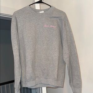 TKEQ Cute Mover 🐎 Grey Sweatshirt size Medium